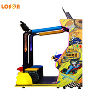 Machine de jeu d'arcade à pièces, simulateur de conduite de voiture miniature pour enfants, zone de divertissement intérieure, 2 joueurs