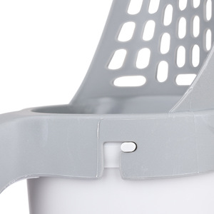 Suministros para mascotas, pala de arena para gatos de plástico, práctico agujero fino, cuchara para arena para gatos - Product Image 3