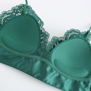High Quality Lace Silk Seamless Bra and Panties <b>Sets</b> <b>Sexy</b> Lingerie <b>Sets</b> - Product Image 3