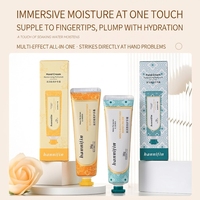 Hannifin 35g Crème Mains Parfumée Florale à l'Essence Végétale Non Grasse Acides Aminés Luxe Mini Coffret Hydratant pour les Mains