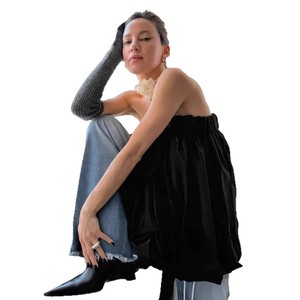 Nuevo Modelo Bdbh2026, <span class=keywords><strong>Chaleco</strong></span> Negro Elegante Estilo Retro Francés, Top sin Mangas para <span class=keywords><strong>Mujer</strong></span>, Diseño de Verano, Ropa Femenina - Product Image 4