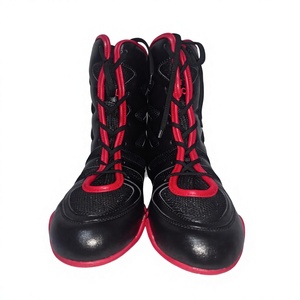 Premium High Quality Boxing Shoes with Ankle Support for Boxing and Wrestling OEM ODM Boxing Boots Manufacture Competition Shoes - Product Image 4