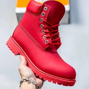 Chaussures de créateur originales de luxe pour hommes et femmes, bottes hautes de 6 pouces, chaudes pour l'hiver, imperméables, de randonnée, pour la neige - Product Image 5