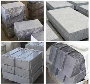 Natürliche weiße graue Granit blöcke für Stützmauer Granit blocks tufen Sprungbrett Kunden spezifische Größen und Veredelung - Product Image 2