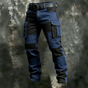 Pantalones <span class=keywords><strong>Cargo</strong></span> Tácticos Ligeros para Hombre, Resistentes al Agua, para Campismo y Senderismo, con Múltiples Bolsillos, Venta al Por Mayor - Product Image 4