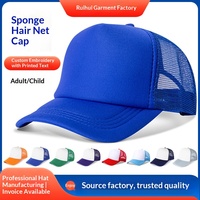 Gorra de béisbol de malla para mujer, estilo camionero, de verano, con estampado de letras, de 6 paneles, con estampado digital, de copa rígida, con esponja, al por mayor