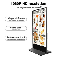 Kiosco de Venta Minorista para Interiores, Centro Comercial, Publicidad, Señalización, Pantalla Táctil de 75 Pulgadas, Pantalla Completa, IP65, Animación, Soporte de Piso