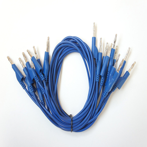 Op maat gemaakte stroomtestkabel 4mm dubbelzijdige bananenplug met kabel, hoogstroom testkabel, siliconen verbindingskabel - Product Image 3