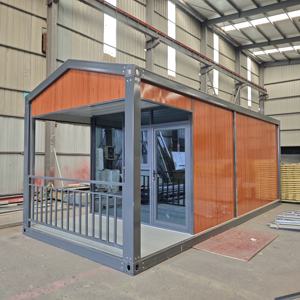 Casa prefabbricata a basso prezzo Flat Pack prefabbricata allungabile piccola casa modulare casa 20ft 40ft contenitore vivente casa - Product Image 2