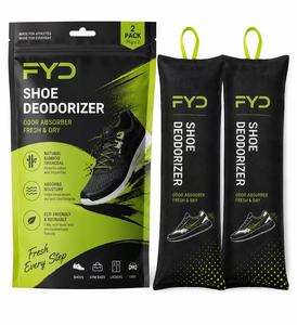 Bolsas Desodorantes para Zapatos, Paquete de 2, 75g X 2, Eliminador de Olor de Zapatos con Carbón de Bambú, Absorbedor de Humedad para Zapatos, Zapatillas y <span class=keywords><strong>Botas</strong></span> con Mal Olor - Product Image 2