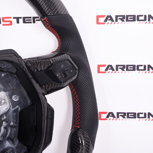 Volant en fibre de carbone personnalisé pour Lamborghini LP550 LP560 LP570 URUS convertible de volant de course - Product Image 4