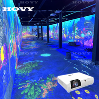 Logiciel de projection murale holographique interactive immersive, résolution HDMI WUXGA, conception portable pour une expérience holographique en salle