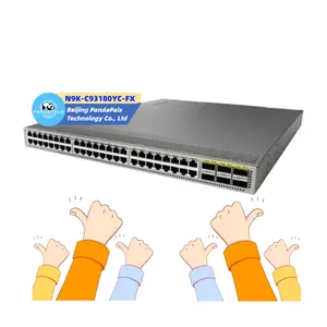 Original New ciscos N9K-C93180YC-FX 48 Cổng 10 gam RJ45 PoE chuyển đổi với SFP cổng mạng chuyển đổi