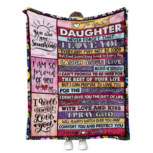 Coperta Personalizzata per Nipoti, Figli, Figlie, Regali per Bambini, Coperta in Pile e Flanella con Stampa Personalizzata - Product Image 3