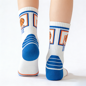 Chaussettes de sport OEM pour enfants, baseball, football, montantes, avec logo personnalisé, respirantes, séchage rapide, garçons, filles - Product Image 3