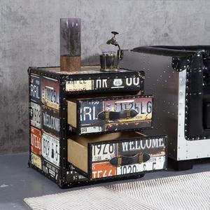 HJ HOME hecho a mano Industrial Retro aviador Vintage tronco cigarro mesa de café salón <span class=keywords><strong>Pub</strong></span> Club estudio muebles brazo sala de estar - Product Image 4