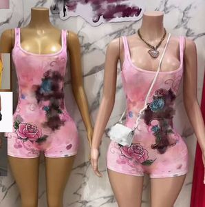 Vestido Corto Sexy con Estampado Cruzado para Mujer, Vestidos Cortos Ajustados sin Mangas Estilo Y2K, Elegantes para Mujer - Product Image 2