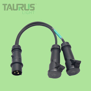 Stecker zu Buchse Y Typ 16A 3-polige CEE-Buchse Elektrisches Splitter-Stromkabel - Product Image 1