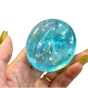 ลูกบอลบีบมอลโทสออโรร่าหลากสีขนาด 6 ซม. ของเล่นบีบ TPR บรรเทาความเครียด ของขวัญสำหรับเด็กและผู้ใหญ่ ของเล่นบีบคลายความเหนื่อยล้า - Product Image 2