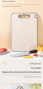 Tabla de Cortar de Acero Inoxidable de Doble Cara, Antibacteriana, de Grado Alimenticio, Resistente a los Arañazos y al Moho, con Silicona - Product Image 6