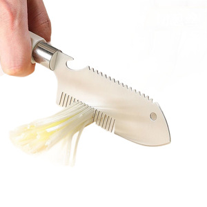 Scallion Slicer <b>Knife</b> Stainless Steel Blade Plastic Handle Kitchen Tool For <b>Slicing</b> Shredding Vegetables - Product Image 5