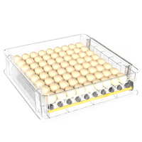 Incubateur à œufs HHD à double alimentation, taux d'éclosion élevé, incubateur automatique pour volailles, incubateur à œufs pour 72 œufs, usage domestique