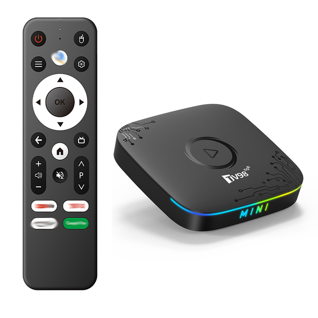 8K Android 14.0 TV Box TV98 ATV Mini Dual WiFi 2GB RAM 32GB ROM, Voice Control