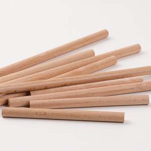 Beech Wood Round Sticks Natural Color Solid Wood Decorative For Flower Pots And <b>Hanging</b> <b>Baskets</b> Customization Wholesale - Product Image 3