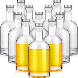 Botella de Licor de Vidrio Transparente Nórdica de 100 ml-1000 ml para Ginebra, Whisky, Vodka, Licores, con Logotipo Personalizado para Bar, Corcho, <span class=keywords><strong>Tequila</strong></span>, Opciones de 200 ml y 30 ml - Product Image 2