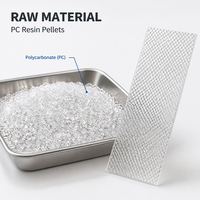 Panneau diffuseur prismatique carré personnalisé pour la diffusion de lumière LED, éclairage uniforme, projets d'éclairage intérieur et extérieur, 8x25 cm
