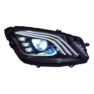 DOS Auto pour <span class=keywords><strong>Mercedes</strong></span> Benz GLC W253 Ensemble de phares 16-19 Modifié style Maybach Lentille LED Feux de jour Clignotant - Product Image 6