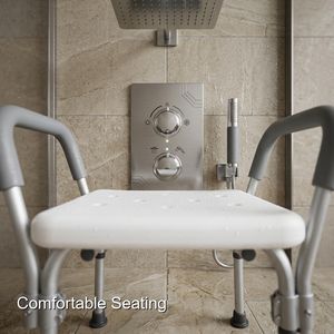 Asientos de Ducha y Taburetes Médicos Keling de Aluminio Resistente - Product Image 6