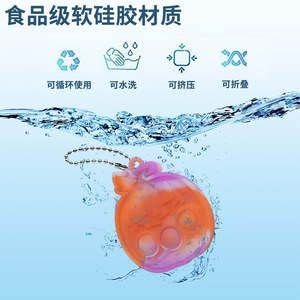 Porte-clés anti-stress en silicone pour Halloween, formes citrouille, sorcière, fantôme, chat, chauve-souris, jouet pour enfants, décoration de fête - Product Image 3