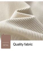Veste d'hiver de haute qualité pour hommes Design de mode tissu velours côtelé col rabattu prix de gros veste de plein air quotidienne à la mode