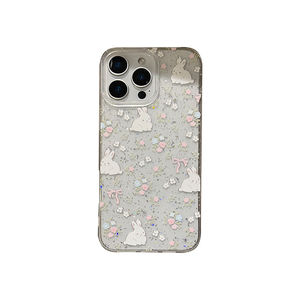 <span class=keywords><strong>Coque</strong></span> de téléphone pour <span class=keywords><strong>iPhone</strong></span> 16, motif floral <span class=keywords><strong>rose</strong></span>, lapin, avec chaîne de suspension, poudre scintillante, pour <span class=keywords><strong>iPhone</strong></span> 15, 14 Pro Max, <span class=keywords><strong>11</strong></span>, rigide, pour fille - Product Image 6