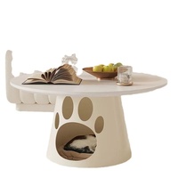 Table basse en bois créative pour chat, style crème, meuble de rangement pour petite maison, appartement, pour animalerie, célébrités d'Internet