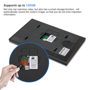 7/10 inch 1080p cảm ứng nút chuông cửa đa chức năng an ninh Hệ thống <span class=keywords><strong>intercom</strong></span> 4 dây kiểm soát truy cập căn hộ video cửa điện thoại - Product Image 6