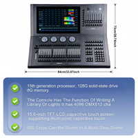 Contrôleur DMX universel Payton F3 pour projecteurs mobiles BSW et projecteurs LED Par - Console de gradation professionnelle pour spectacles et événements