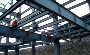 A36 Building Steel Structure Quality Assured Construction Space Structure Design Welding Steel Frame Structure