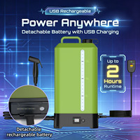 Nouvelle version améliorée, douche chauffante portable de grande capacité 20L pour l'extérieur, adaptée au camping, à la randonnée et au lavage de voiture
