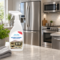 Nettoyant dégraissant en spray pour cuisine, idéal pour comptoirs, cuisinières, fours, armoires et surfaces en carrelage