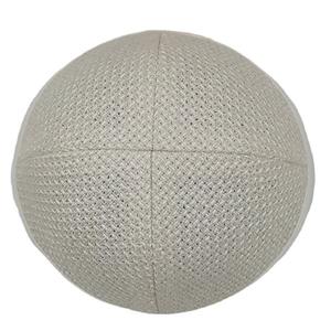 Vente en gros de Yarmulka Kippot en lin blanc personnalisé mariage israélien français tradition juive pour le cyclisme sports de plage scènes de pêche - Product Image 1