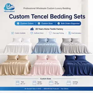 Set di Biancheria da Letto di Lusso Leggero Personalizzato Certificato OEKO-TEX Standard 100 GOTS 60S Eco-Consapevole Cloudland - Product Image 3