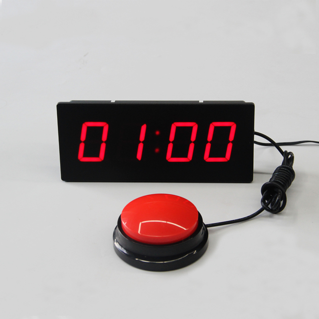 Digital Countdown Timer Popular 10 Seconds Challenge Game Timer With Start Stop Button for Free Meal