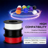 Filament d'imprimante 3D TPU de qualité industrielle 1,75 mm 1 kg Noir Shore 95A Résistant à l'abrasion pour bagues et tuyaux automobiles Newmars3dp