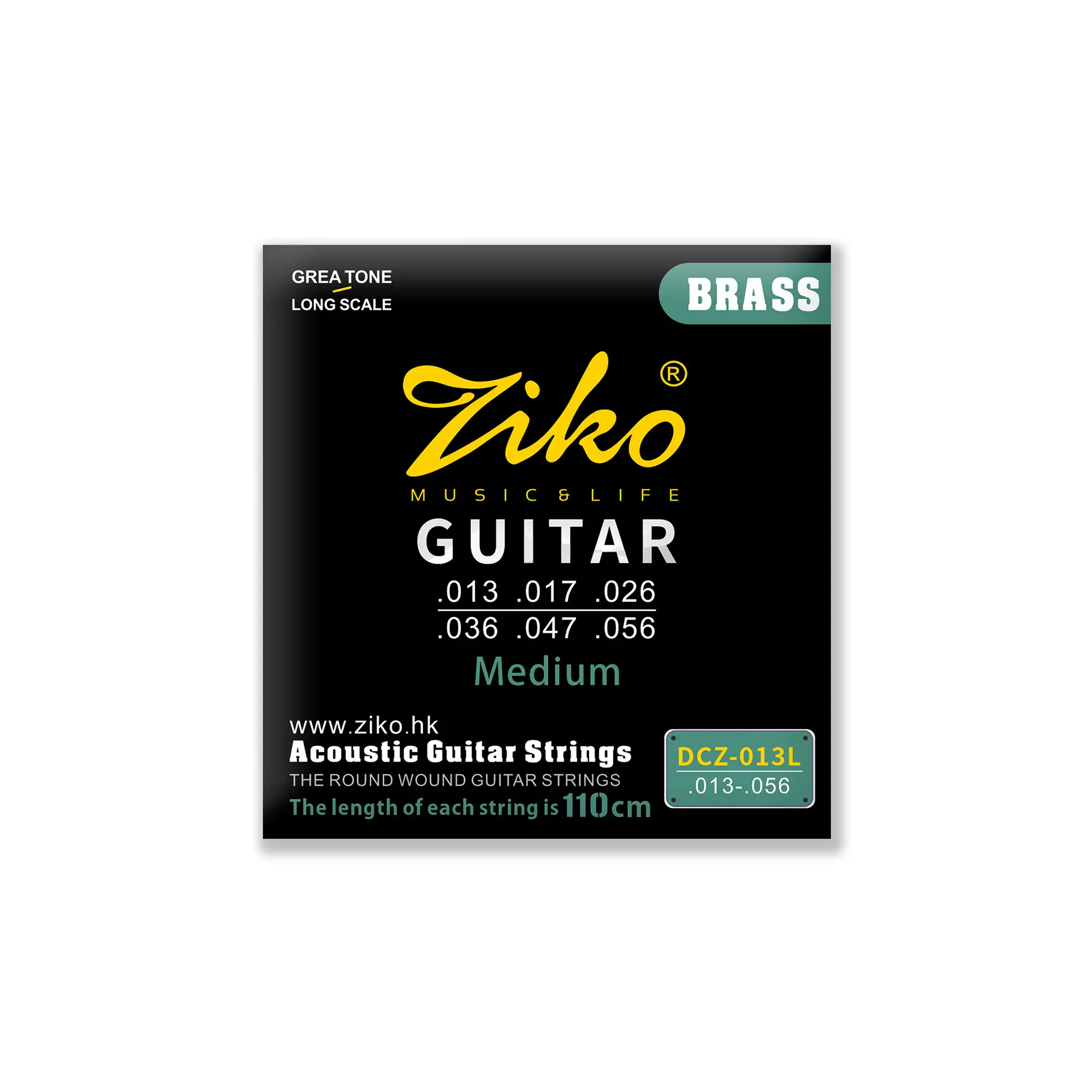 ZIKO Acoustic Guitar Set Finger phong cách mở rộng chuỗi 013 chuyên gia