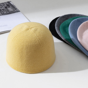 Cappello per maglieria All-in-One in lana 100% su misura autunno e inverno arrivo colore puro per <span class=keywords><strong>uomo</strong></span> e donna con stampa digitale - Product Image 4