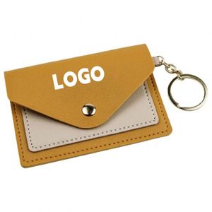 Estuche Personalizado de Cuero PU con Protección de Privacidad y Anillo para Llaves, Organizador de Pastillas y Tarjetas - Product Image 1