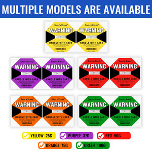Etiqueta de Choque Indicadora de Impacto Personalizada, Adesivos de Aviso de Choque em Cristal para Transporte de Computadores - Product Image 1