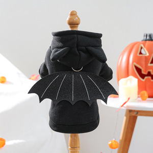 PETCIRCLE Autumn/Winter Halloween Pet <b>Clothes</b> <b>Cat</b> and Dog <b>Clothes</b> Autumn/Winter Hooded Fleece-Lined Sweatshirt Collection - Product Image 5